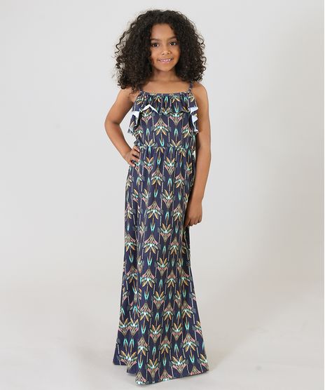 Vestido-Infantil-Longo-Cia--Maritima-Estampado-Boho-Chic-Open-Shoulder-Azul-Marinho-9355310-Azul_Marinho_1