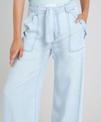 Calca-Pantalona-Jeans-Cia--Maritima-Com-Faixa-de-Amarrar-Azul-Claro-9331780-Azul_Claro_4