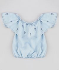 Blusa-Ciganinha-Jeans-Infantil-com-Bordado-de-Coqueiros-Azul-Claro-9364997-Azul_Claro_2