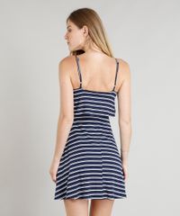 Vestido-Feminino-Curto-Evase-Listrado-com-Sobreposicao-Alcas-Finas-Azul-Marinho-9299016-Azul_Marinho_2