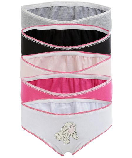Kit-de-5-Calcinhas-Barbie-Multicor-8311241-Multicor_1 Kit-de-5-Calcinhas-Barbie-Multicor-8311241-Multicor_1