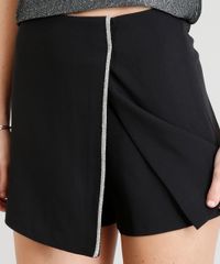 Short-Saia-Feminino-com-Fenda-e-Brilho-Preto-9259378-Preto_4