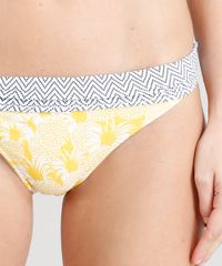 Biquini-Calcinha-Hot-Pant-Dupla-Face-Estampado-de-Abacaxi-com-Protecao-UV50--Amarelo-9234664-Amarelo_5