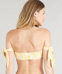 Biquini-Top-Faixa-Estampado-de-Abacaxi-com-Bojo-Removivel-Protecao-UV50--Amarelo-9234663-Amarelo_2