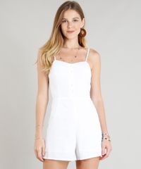 Macaquinho-Feminino-Curto-em-Linho-com-Laco--Branco-9256667-Branco_1