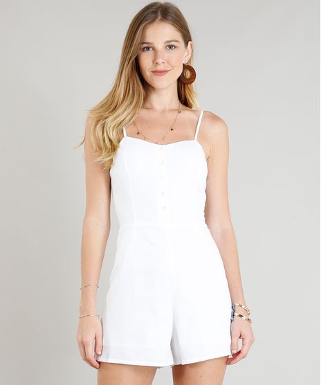 Macaquinho-Feminino-Curto-em-Linho-com-Laco--Branco-9256667-Branco_1