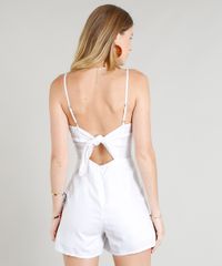 Macaquinho-Feminino-Curto-em-Linho-com-Laco--Branco-9256667-Branco_2