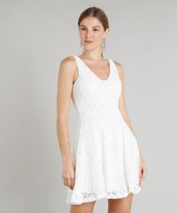 Vestido-Feminino-Curto-Evase-em-Renda-Decote-V-Off-White-9356433-Off_White_1