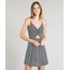 Vestido-Feminino-Evase-Curto-Listrado-com-Vazado-Alcas-Finas-Decote-V-Preto-9336438-Preto_1