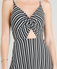 Vestido-Feminino-Evase-Curto-Listrado-com-Vazado-Alcas-Finas-Decote-V-Preto-9336438-Preto_4