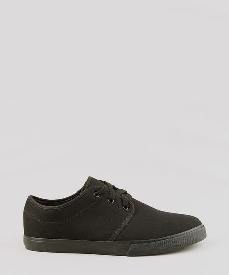 Tenis-Masculino-em-Lona-Preto-9371387-Preto_1