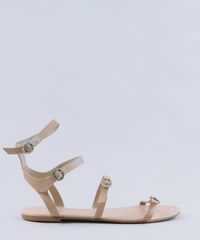 Rasteira-Gladiadora-Feminina-com-Fivelas-de-Strass-Bege-Claro-9325535-Bege_Claro_1