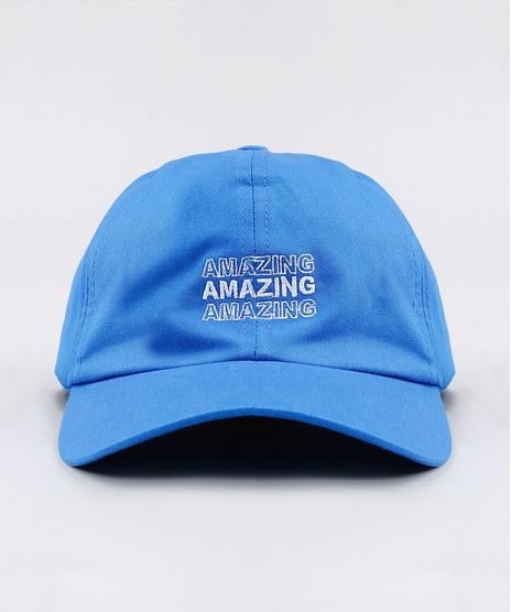 Bone-Masculino-Aba-Curva-com-Bordado--Amazing--Azul-Royal-9394211-Azul_Royal_1