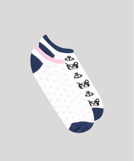 Kit-de-2-Meias-Femininas-Cano-Baixo-Estampadas-Branca-9320314-Branco_1