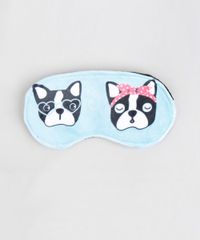 Kit-de-Apoio-de-Pescoco---Tapa-Olho-Estampado-de-Cachorrinhos-Branco-9312951-Branco_3