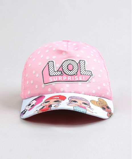 Bone-Infantil-Aba-Curva-LOL-Surprise-Estampado-Rosa-9284956-Rosa_1