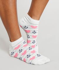 Kit-de-5-Meias-Femininas-Cano-Baixo--Cinza-Mescla-9320205-Cinza_Mescla_2