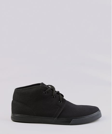 Tenis-Masculino-Cano-Alto-em-Lona-Preto-9371421-Preto_1