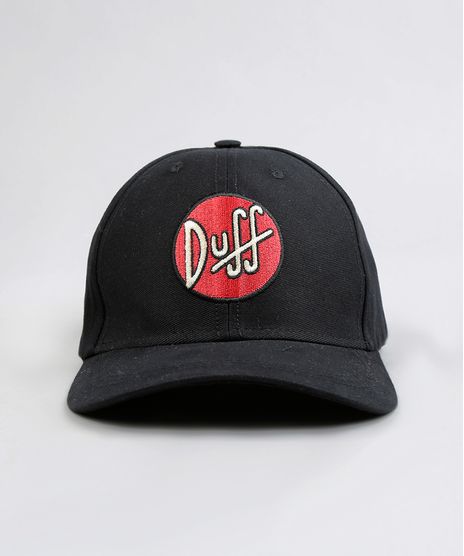 Bone-Masculino-Aba-Curva-com-Bordado-Duff-Os-Simpsons-Preto-9394949-Preto_1