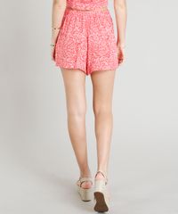 Short-Feminino-Estampado-Floral-com-Sobreposicao-Coral-9256664-Coral_2