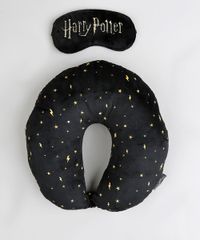 Kit-de-Apoio-de-Pescoco---Tapa-Olho-Harry-Potter-Preto-9312953-Preto_1