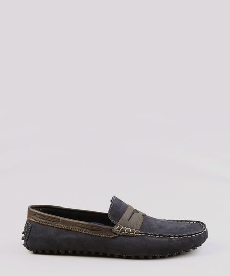 Mocassim-Masculino-de-Couro-com-Recorte-Azul-Marinho-9369375-Azul_Marinho_1