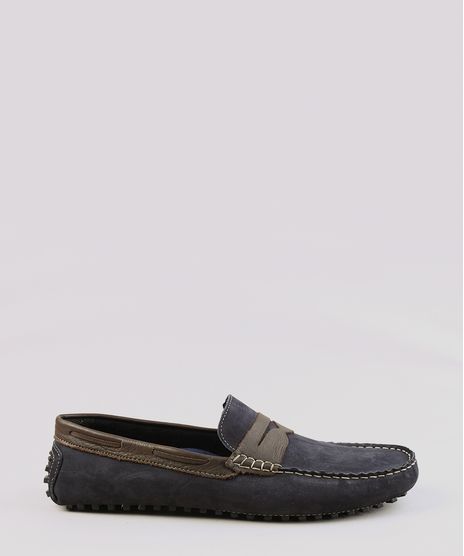 Mocassim-Masculino-de-Couro-com-Recorte-Azul-Marinho-9369375-Azul_Marinho_1