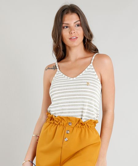 Regata-Feminina-Listrada-com-Lurex-e-Pingente-Prosperidade-Decote-V-Branca-9342381-Branco_1 Regata-Feminina-Listrada-com-Lurex-e-Pingente-Prosperidade-Decote-V-Branca-9342381-Branco_1