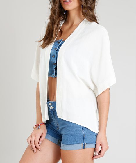kimono de linho