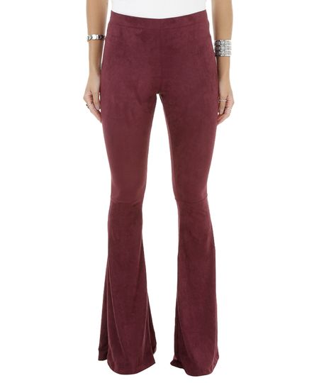 Calca-Flare-em-Suede-Vinho-8313474-Vinho_1 Calca-Flare-em-Suede-Vinho-8313474-Vinho_1