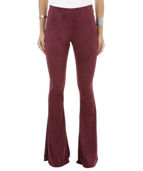 Calca-Flare-em-Suede-Vinho-8313474-Vinho_1