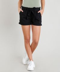 Short-Feminino-Clochard-com-Faixa-de-Amarrar-Preto-9049292-Preto_1