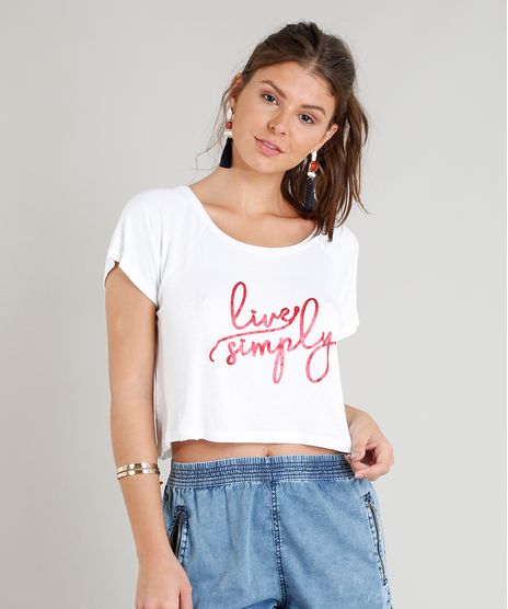 Blusa-Cropped-Feminina--Live-Simply--Manga-Curta-Off-White-9355255-Off_White_1