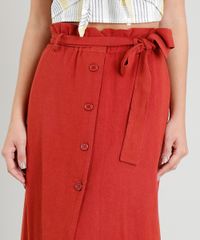 Saia-Clochard-Midi-Feminina-com-Linho-com-Faixa-de-Amarrar-Vermelha-9260044-Vermelho_4