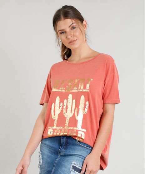 Blusa-Feminina-Cacto-com-Vazado-Manga-Curta-Decote-Redondo-Cobre-9374048-Cobre_1