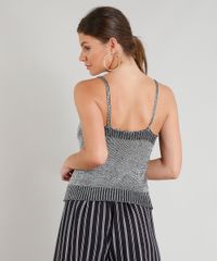 Regata-Feminina-em-Trico-Metalizado-Decote-V-Cinza-9371116-Cinza_2