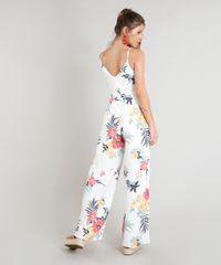 Macacao-Feminino-Estampado-Floral-Alcas-Finas-Decote-V-Branco-9259630-Branco_2