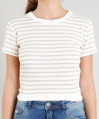 Blusa-Feminina-Cropped-Listrada-com-Lurex-Manga-Curta-Decote-Redondo-Dourada-9254915-Dourado_4