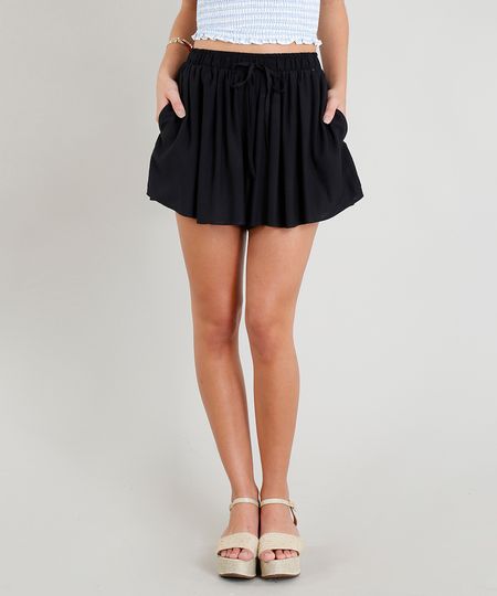 Short-Feminino-Franzido-com-Laco-de-Amarracao-Preto-9319030-Preto_1 Short-Feminino-Franzido-com-Laco-de-Amarracao-Preto-9319030-Preto_1