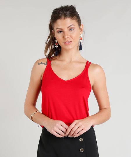 Regata-Feminina-Alcas-Cruzadas-Decote-V-Vermelha-9330807-Vermelho_1
