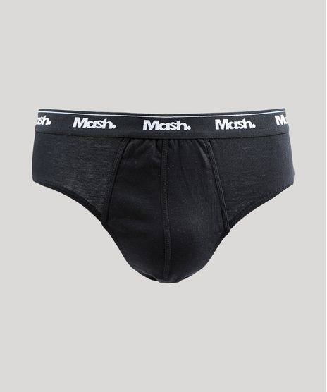 Cueca-Masculina-Slip-Mash-Preta-9376849-Preto_1