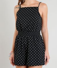 Macaquinho-Feminino-Estampado-de-Poas-Alcas-Finas-Preto-9183957-Preto_4