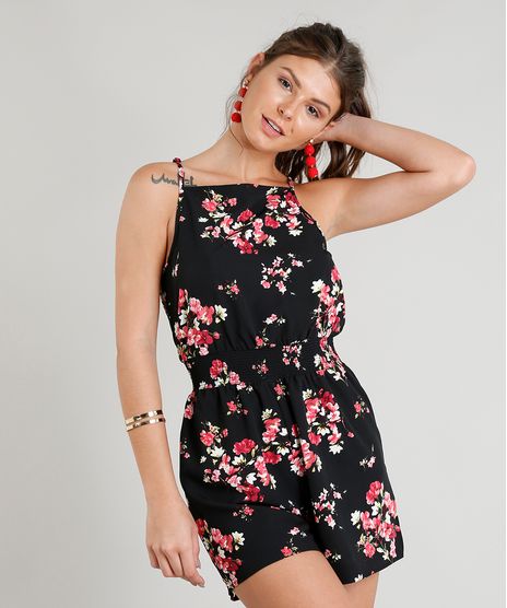 Macaquinho-Feminino-Estampado-Floral-Alcas-Finas-Preto-9183958-Preto_1