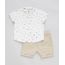 Conjunto-Infantil-de-Camisa-Estampada-em-Linho-Manga-Curta-Off-White---Bermuda-Kaki-9201530-Kaki_1