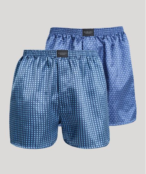 Kit-de-2-Samba-Cancao-Masculina-Estampada-Acetinada-Azul-Marinho-9408635-Azul_Marinho_1