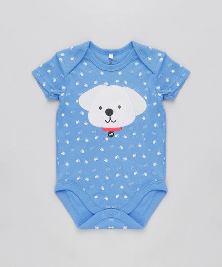 Body-Infantil-Cachorro-Estampado-Manga-Curta-Gola-Careca-Azul-9110055-Azul_1