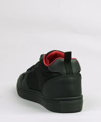 Tenis-Masculino-com-Tela-e-Recortes-Preto-9355996-Preto_3