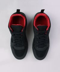 Tenis-Masculino-com-Tela-e-Recortes-Preto-9355996-Preto_4