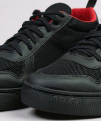 Tenis-Masculino-com-Tela-e-Recortes-Preto-9355996-Preto_5