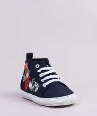 Tenis-Infantil-Cano-Alto-com-Bordado-de-Passaros-Azul-Marinho-9256633-Azul_Marinho_2